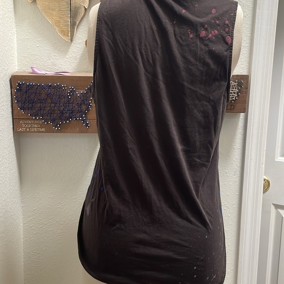 Peloton womens tank shirt chaser shirt paint bike summer gym athletic work out - Picture 5 of 7